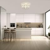 Comely ModernLED Ceiling Light 30W 3375LM 4500K Silver 30cm Flower view 2