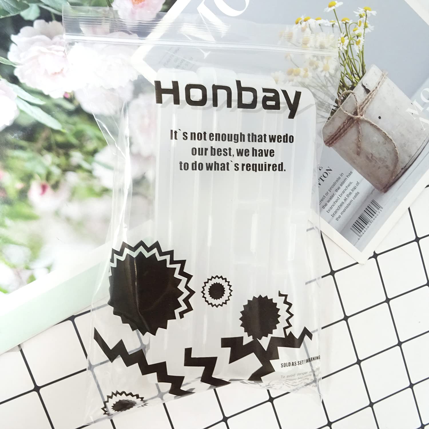 Honbay 4PCS Plastic Digital Thermometer Storage Case Containers Acne Needle Storage Box Pencil Case for Home (7 Inch)