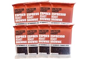 GREYSTON BAKERY Espresso Roast Chocolate Coffee Brownie - Fresh Baked Gourmet Treats | Premium Coffee-Flavored Brownies | Certified Kosher, Preservative-Free | Food Gift Pack | 8 Individually Wrapped, 2.5 oz Each (Espresso )
