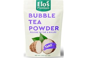Bubble Tea Powder Kit (200g / 7oz) Taro Flavour| Instant Boba Mix, Ready in 2 Minutes| Authentic Taiwanese Taste, Packed In C