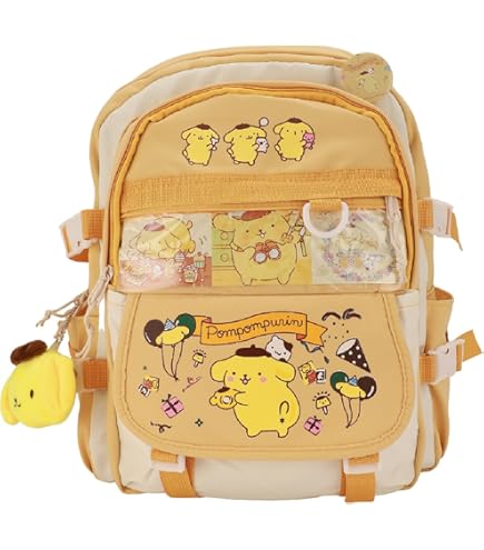 Amazon.com: Roffatide Anime All Over Print Casual Backpack Laptop Backpack Travel Hiking Rucksack Yellow : Clothing, Shoes & Jewelry