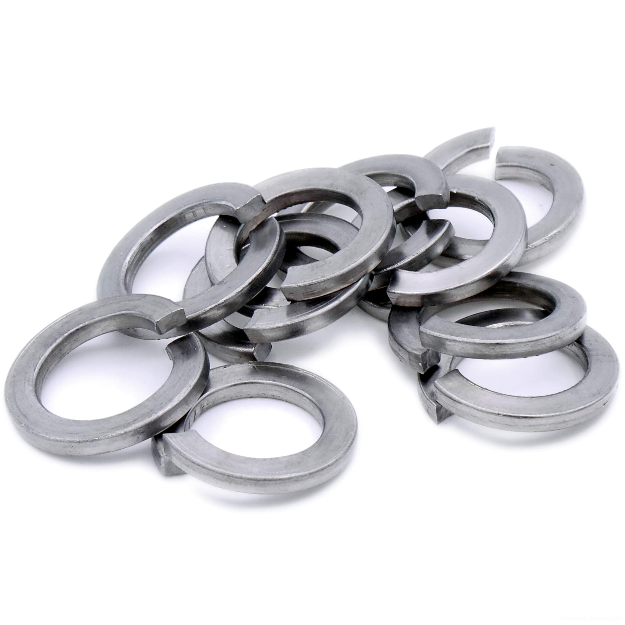 M6 (6mm) Rectangular Spring Split Lock Washer - Stainless Steel (A2) (Pack of 20)
