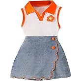 WDIRARA Toddler Girl's 2 Piece Outfits Floral Patched Collar Tank Wrap Skirt Shorts Set Summer Outfits