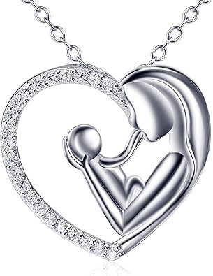 mummy and baby necklace