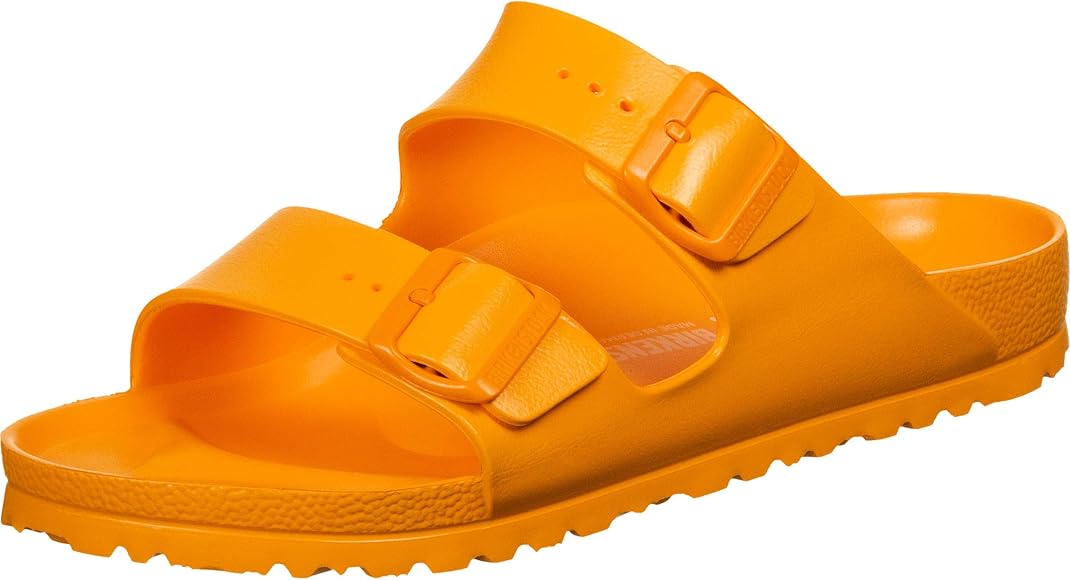 orange birkenstocks
