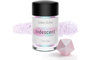 Jelife Prism Powder Edible Glitter for Drinks - 5 Grams Cocktail Drink Glitter Food Grade Luster Shimmering Glitter Vegan Metallic Food Coloring Sprinkle for Cake Decorating, Chocolates, Fondant Pops