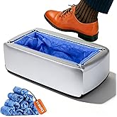 VMYTH Automatic Shoe Cover Dispenser,100 High-Quality Non-Woven Fabric Shoe Covers,Shoe Covers Disposable Dispenser,No Electr
