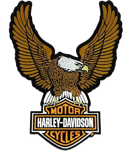 Amazon.com: Harley-Davidson 6 in. Embroidered Eagle Freedom