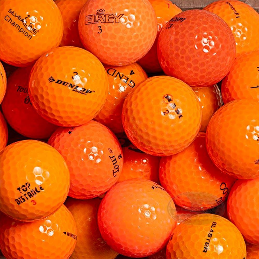 palline da golf arancioni