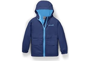 Snonook Toddler Rain Jacket - Microfleece Lined Kids Rain Jacket - Girls Rain Jacket - Boys Rain Jacket - Toddler Rain Coat