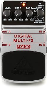 Behringer FX600 Digital Multi-Effects Pedal 24-Bit 40 kHz Studio-Grade