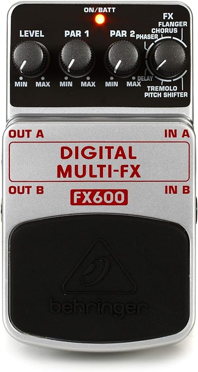 Behringer FX600 Digital Multi-Effects Pedal 24-Bit 40 kHz Studio-Grade