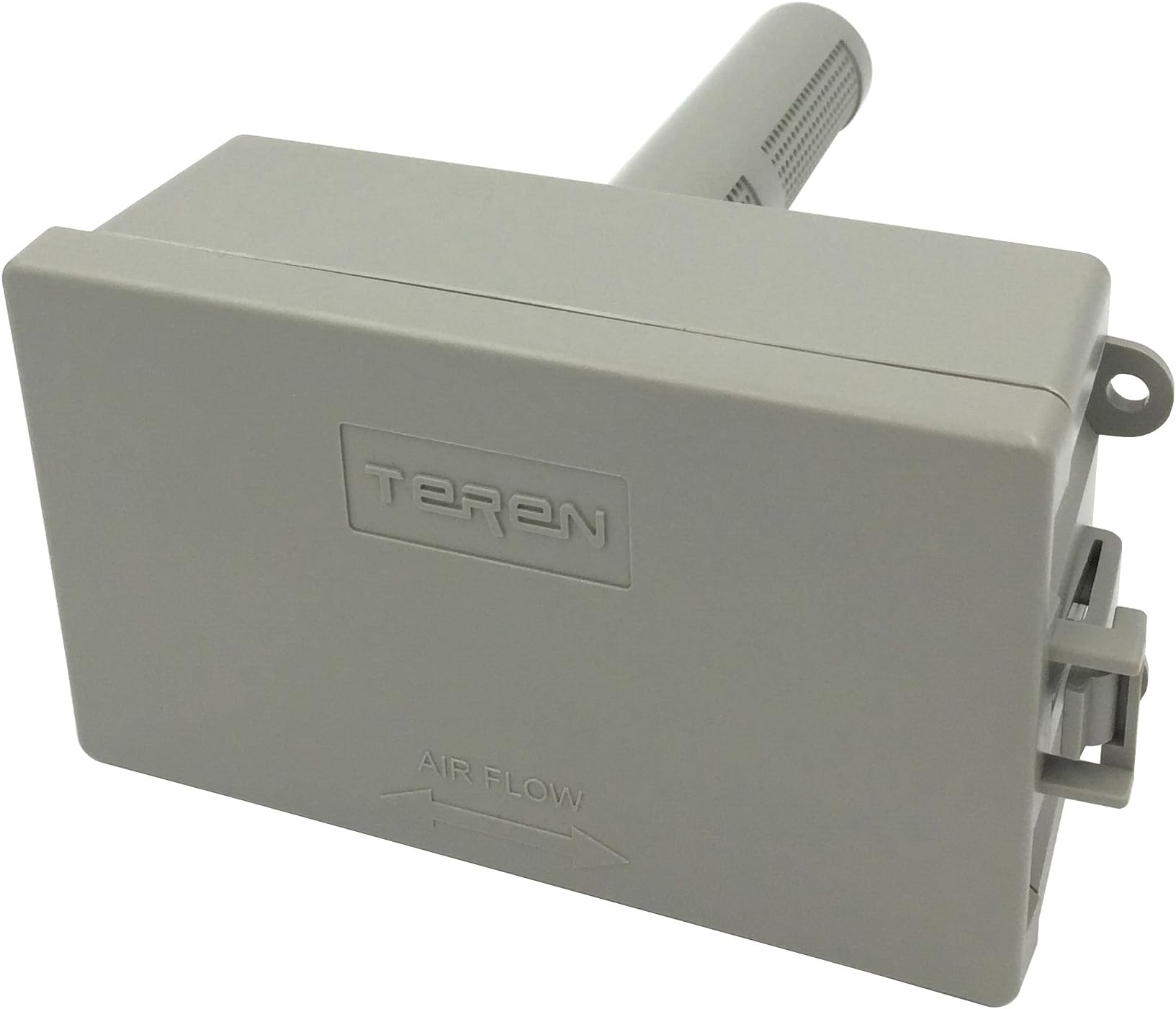 TEREN Carbon Dioxide Transmitter, CDDN01, 0 to 2000PPM CO2, 4 to 20mA & 0 to 10VDC Output, Duct Mount, Accuracy 50 PPM + 5% Reading