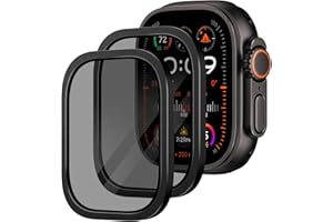 EasEasy 2 Pack Compatible for Apple Watch Ultra 3 Screen Protector 49mm Privacy, Anti-peeping 9H Tempered Glass Protective Fi
