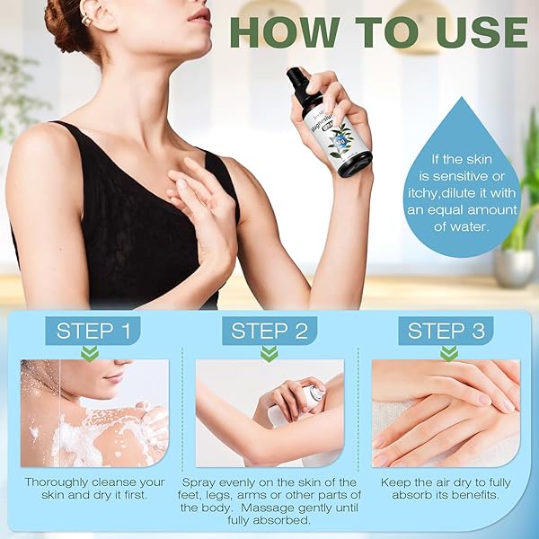 MAGNESIUM OIL SPRAY – MAGNESIUM OIL FOR FEET & BODY – SLEEP SUPPORT, NOURISH SKIN & HAIR – NATURAL, ANCIENT MINERALS – EASY TO ABSORB & USE