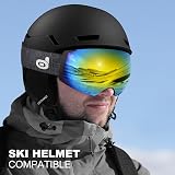 Odoland Frameless OTG Ski Goggles with Detachable Lens Anti-Fog UV400 view 6