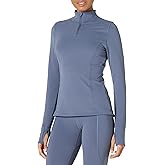 Amazon Essentials Women's Active FormFlex Buttery Soft Slim Fit Quarter Zip Long Sleeve Pullover Jacket