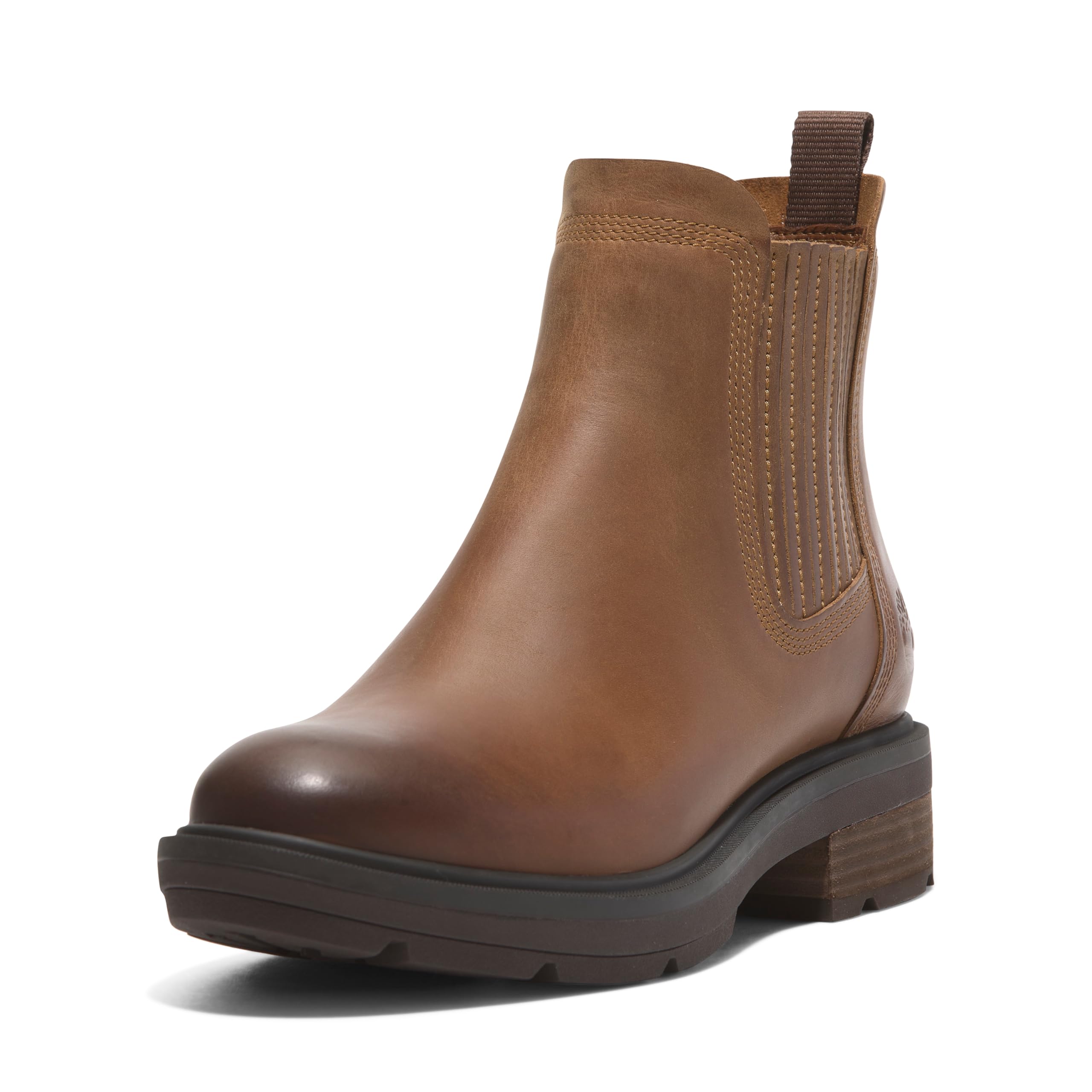 Timberland Women’s Brimfield Mid Fashion Boot, Medium Brown Full Grain, 8