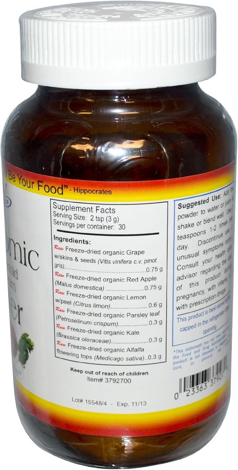 Eclectic Institute Quercetin Flavonoid Complex, Whole Food Powder, 3.2