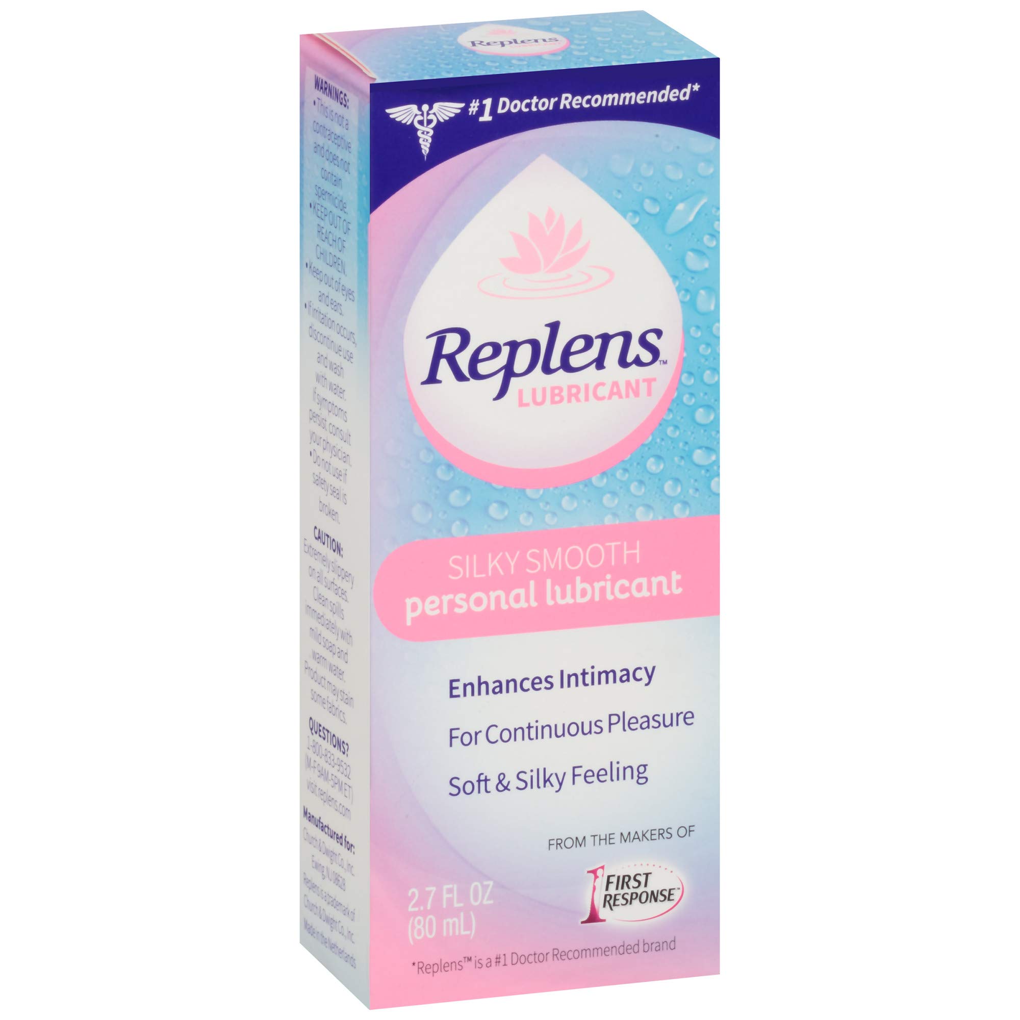 Galleon Replens Silky Smooth Personal Lubricant 2.7 Fl Oz Bottle