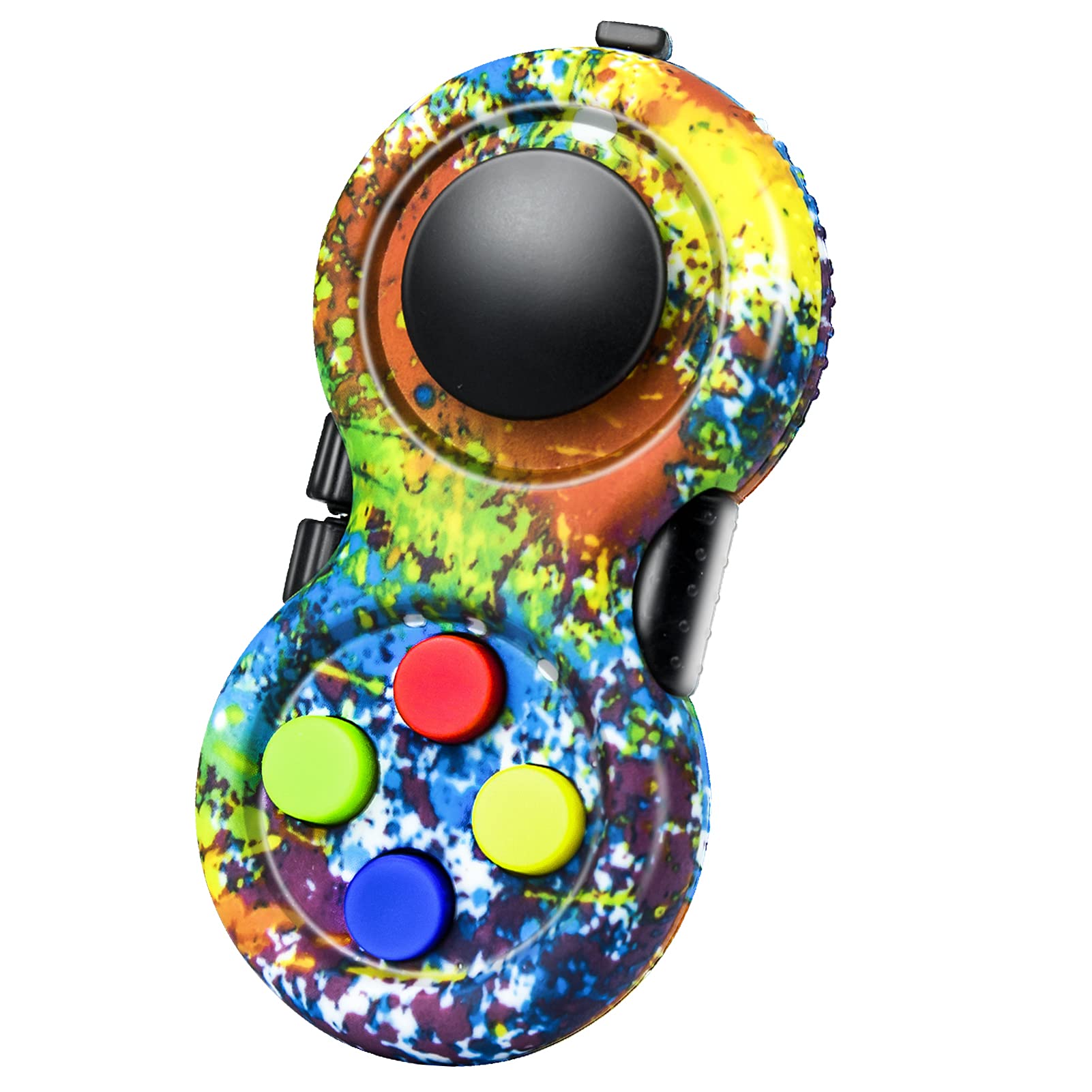Photo 1 of WTYCD Original Fidget Toy Game, Rubberized Classical Controller Fidget Concentration Toy with 8-Fidget Functions and Lanyard - Excellent for Relieving Stress and Anxiety