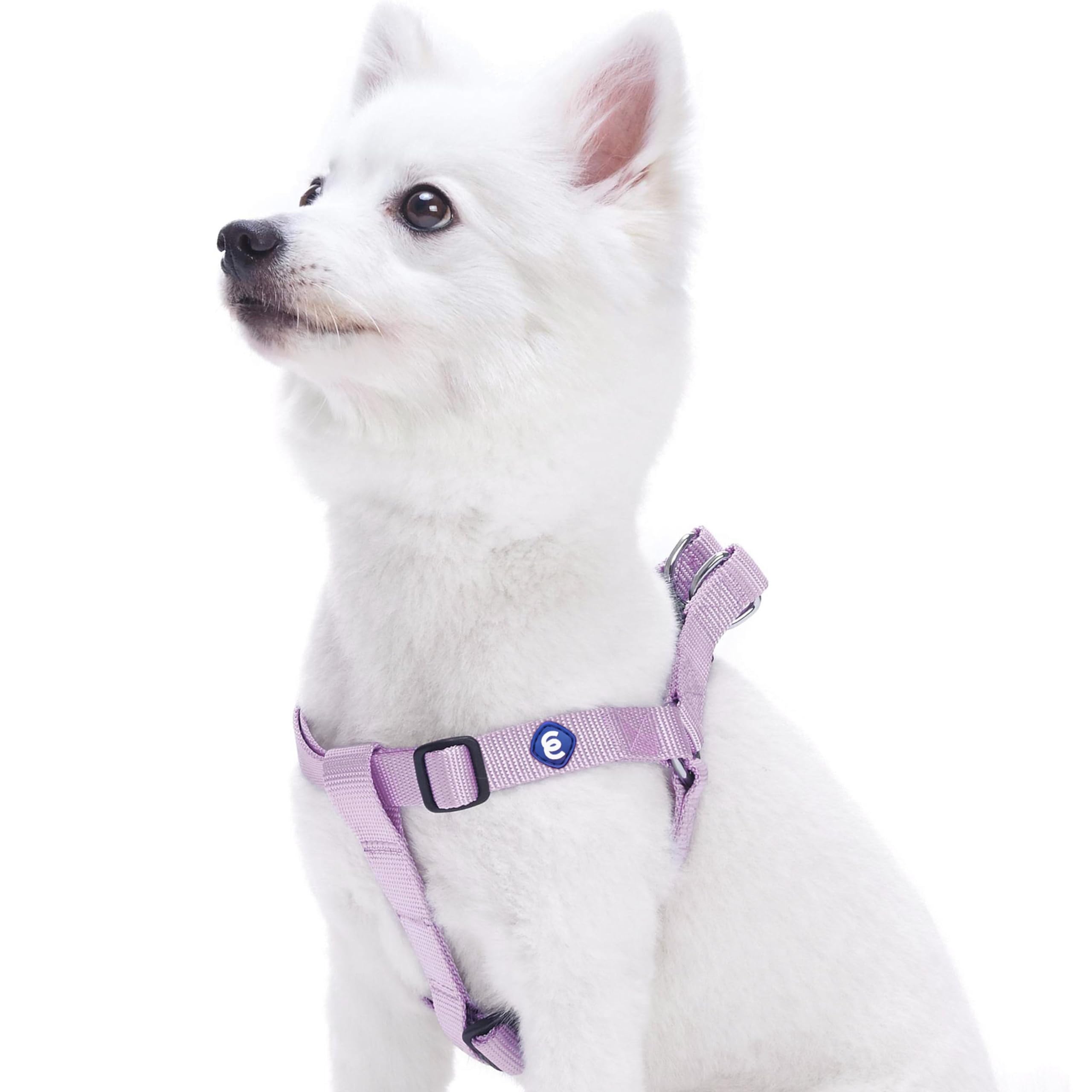 Blueberry Pet Harness. Chest circumference: 67-98 cm, Classic, Solid, Luminous Orchid, Adjustable Nylon, Dog Harness, Matching Collar and Lead Sold Separately.
