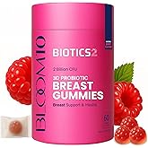 Bloom10 Breast Gummies for Women Bust Support & Health MAX Formula PLUS 2x Billion Probiotics 5x Herbal Supplements Fenugreek, Saw Palm, Wild Yam, 4x Vitamins for BBL Curves | Sugar-Free Vegan 60ct