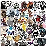 50Pcs Merchandise Stickers Pack, Cool Role -Playing Game Waterproof Vinyl Stickers Decals for Water Bottle,Skateboard,Laptop,Phone,Bumper for Party Supply Favor