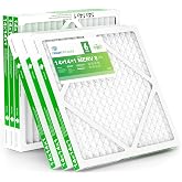 TRIGHTFILTERS 14x14x1 Air Filter 6 Pack, MERV 8 Filter Replacement | Dust &amp; Allergy Defense, Durable Pleated Home HVAC AC Furnace Filters, Lightweight Compact Air Conditioner Filter Replacement