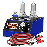 BELEY Spark Plug Tester Automotive Engine Ignition Coil Tester Dual Holes 500-9000rpm Working Frequency with LCD Display,110V