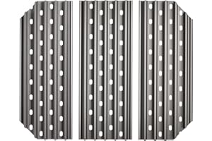 GRILL GRATE BRAND THE ORIGINAL RAISED RAIL DESIGN GET FIRED UP · WWW.GRILLGRATE.COM GrillGrate Grill Grate for Large Big Green Egg And Kamado Joe Classic | Kamado Grill Accessories | Premium Charcoal Grill Accessories | Hard Anodized Aluminum | 18” Grill Grate Set