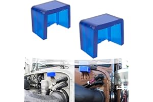 2 Packs Polyurethane Truck Hood Bumper Energy Suspension For Peterbilt 330(1995-1999), 377(1987-2000), 357/379/385(pre-2000)