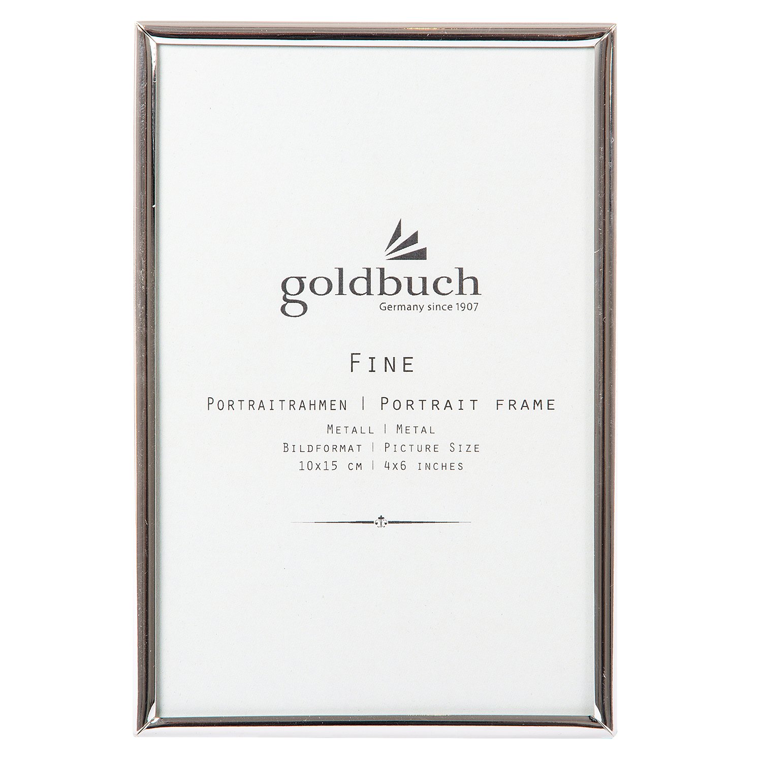 Goldbuch 960262 Fine Picture Frame for 1 Picture in 10 x 15 Format Metal Silver