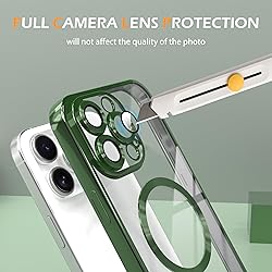 IAIYOXI Magnetic Clear Case for iPhone 16e with