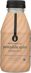 Pop and Bottle Organic Pumpkin Spice Almond Milk Latte, 11 FZ