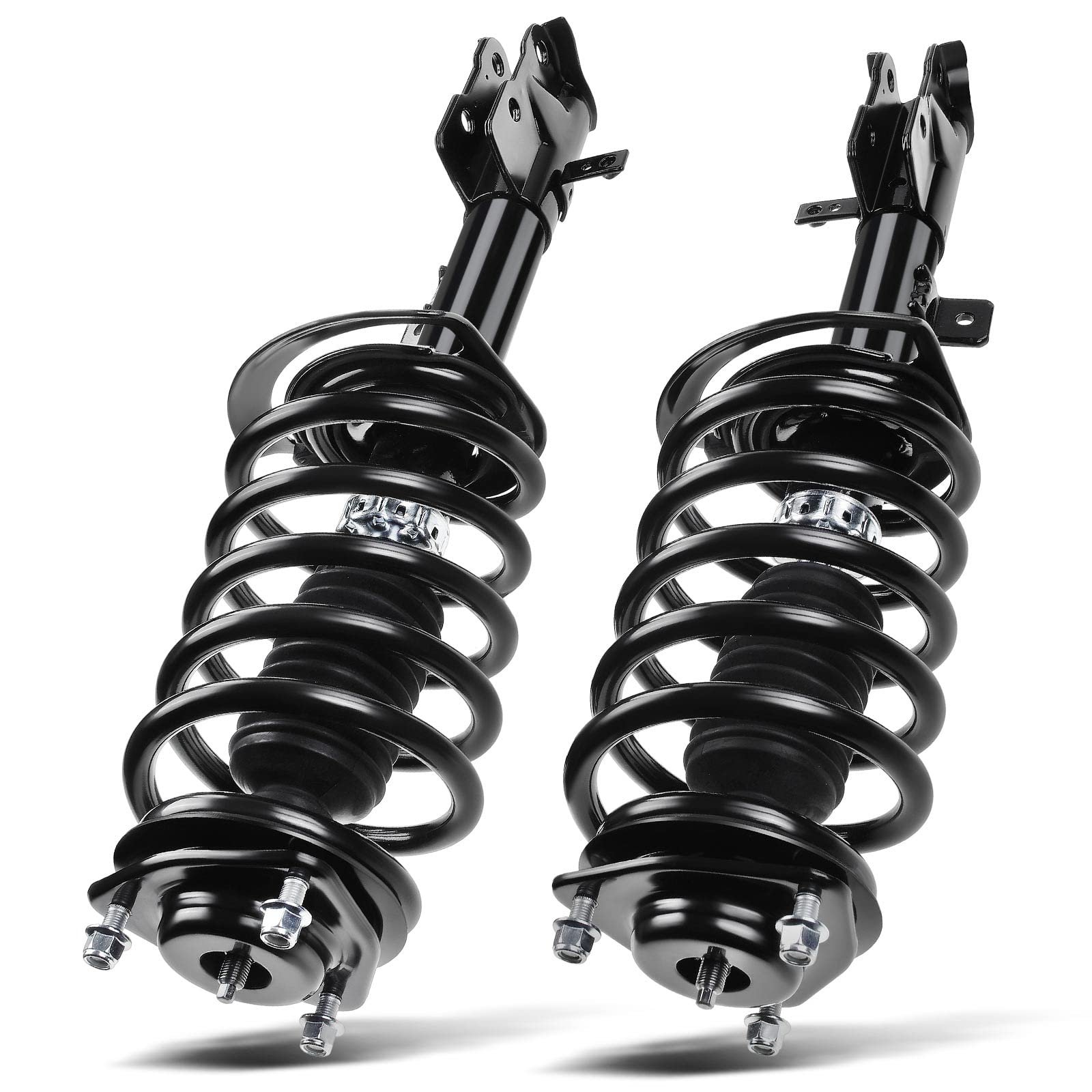 Front Loaded Strut Coil Spring Pair Fits 2007-2015 Mazda CX-9 - View #4