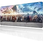 XXL Large Gaming Mouse Pad The Chosen One Custom Desk Pad,Mousepad with Anti-Slip Rubber Base,Stitched Frame Mouse Mat,Portable Desk Mat for Computer Keyboard Mice Laptop & PC,31.5X15.7 Inch