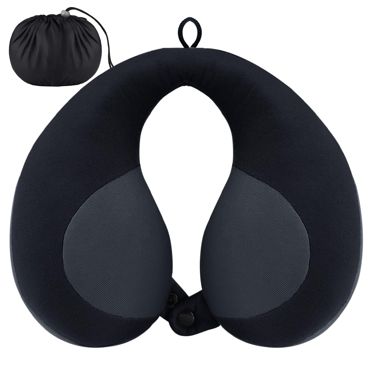 Photo 1 of INFANZIA Kids Chin Supporting Travel Neck Pillow, Helps Support Head and Neck, Comfortably Designed for Head, Neck, and Chin Support - Ideal for Toddlers and Children,Black