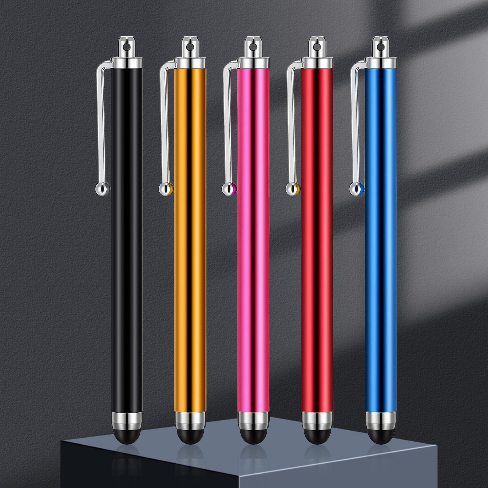 QESSUVNC 5pcs Stylus Pens for Touch Screens - Ipad, Tablet & Phone Dabbers