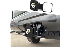 ASUBHA 2 Inch Hitch Cover, Trailer Hitch Cover Tube Plug Insert Fits 2 Inch Receivers Class 3 4 5 for Toyota Ford Jeep Chevrolet Nissan Dodge Ram Porsche Mercedes Benz Polaris Ranger ATV UTV Polaris