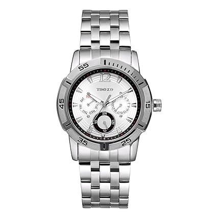 Time100 Fashion Multifunction Chronograph Steel Business Mens Quartz Watches #W50311G.01A