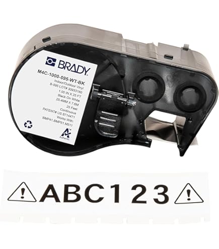 Amazon.com: Brady Authentic (M4-143-427) Self-Laminating Vinyl