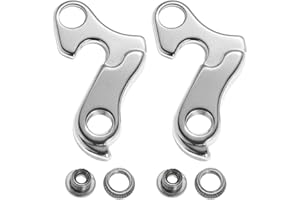 BlueStars 2 Packs Bicycle Bike Derailleur Hanger Derailleur Bracket Bike Tail Hook Frame Gear Tail Hook Aluminium Alloy Mount