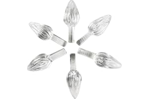 National Artcraft Medium Twist-Style Ceramic Christmas Tree Light Ornaments - (144/Pack)