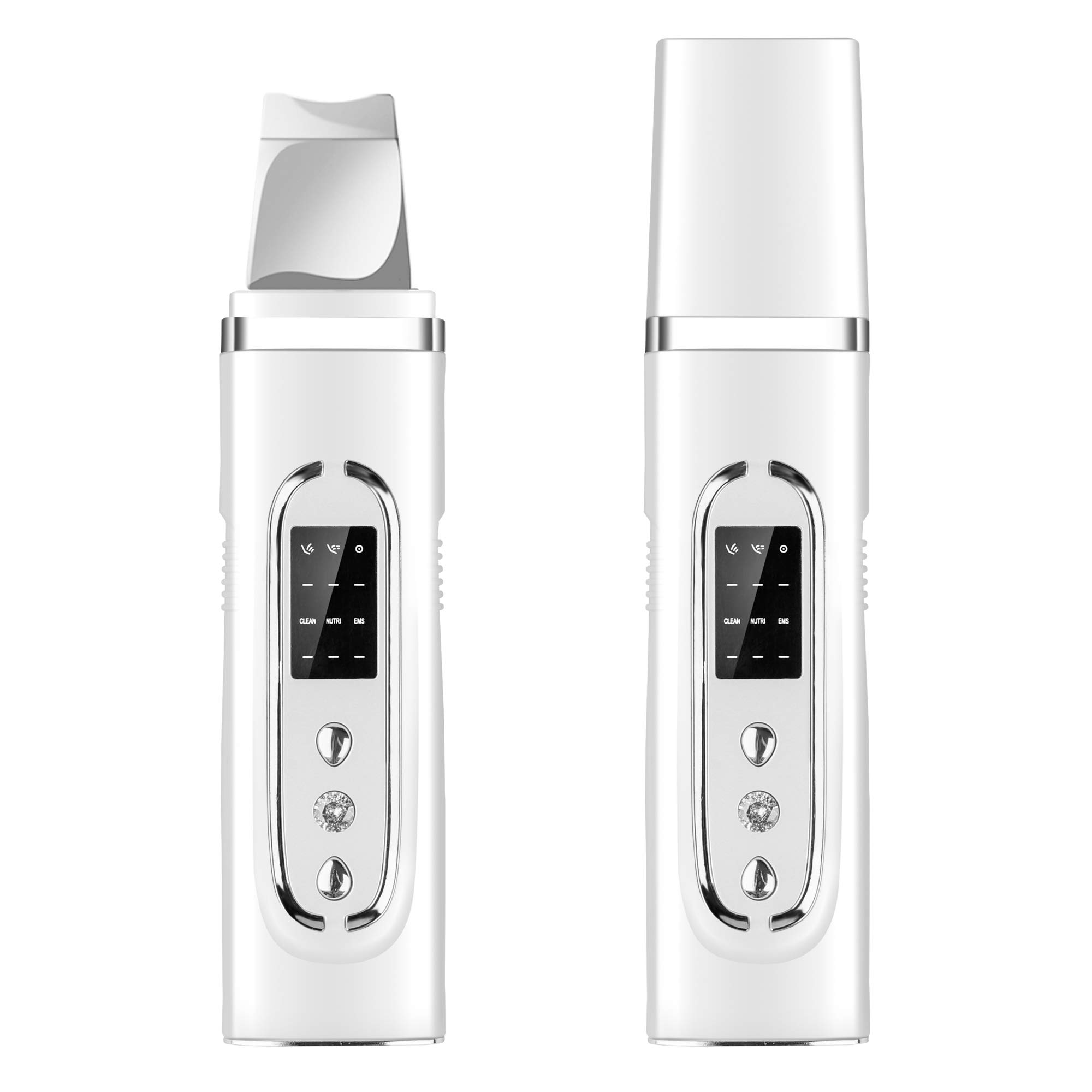 Mua ウォーターピーリング 超音波 美顔器 超音波ピーリング スマートピール 超音波振動 イオン導入 イオン導出 Usb充電式 Emsマッサージ 毛穴 黒ずみ ニキビ 角栓 角質 皮脂 汚れ除去 たるみ ほうれい線 むくみ等を改善 美肌 ホワイト Tren Amazon Nhật Chinh Hang 21