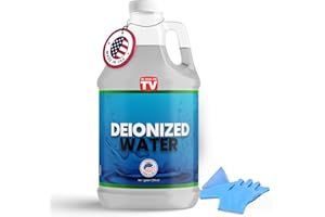 Battery Guyz - Deionized Distilled Water 1 Gallon - Pharmaceutical Purity, Multi Purpose, Mineral-Free Reliable Solution for Labs, Beauty & Skin care, Industrial Electronic Manufacturing, Automotive