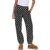 Forever 21 Womens Fleece Jogger – Soft Drawstring Sweatpants with Elastic Waist