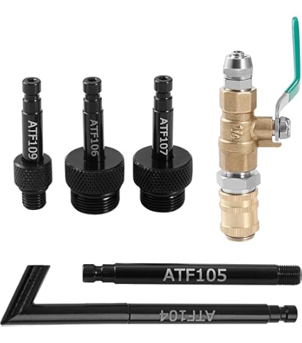 ACZCR 13-Piece Transmission Oil Refill Adapter Kit - Universal Fit For Ford, BMW, Audi, VW, Honda & More