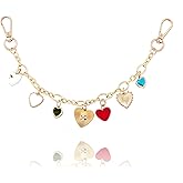 RichMoro Bag &Purse Charm Chain for Handbags -Heart Key Chain Accessories - Cute Keychain Gift for Womens