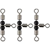 Thundermist Lure Company T-Turn 3-Way Swivel Tangle Free Tackle Equipment